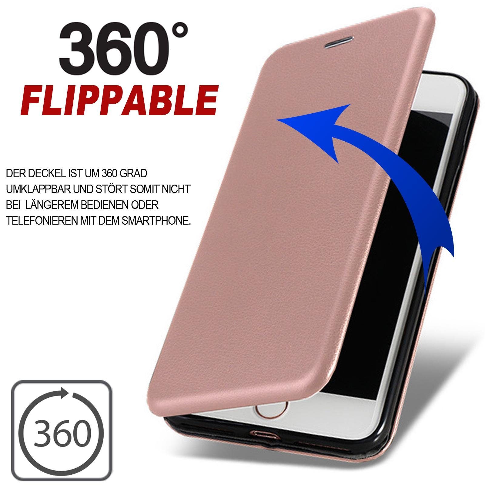 Numerva Handyhülle Hard Cover Etui für Samsung Galaxy Note 20 Ultra, Flip Cover Schutz Hülle Tasche