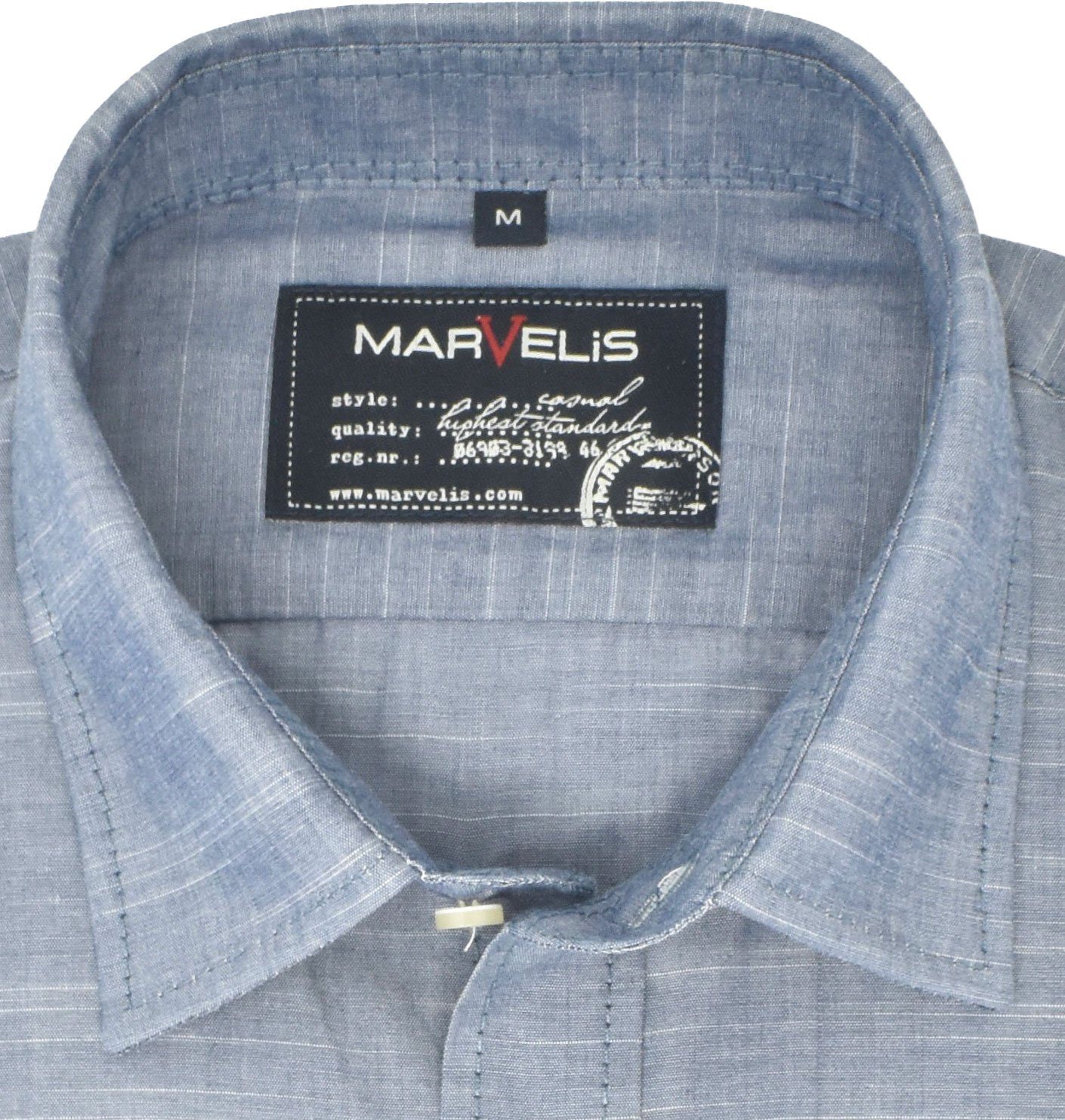MARVELIS Kurzarmhemd CASUAL FIT - Businesshemd günstig online kaufen