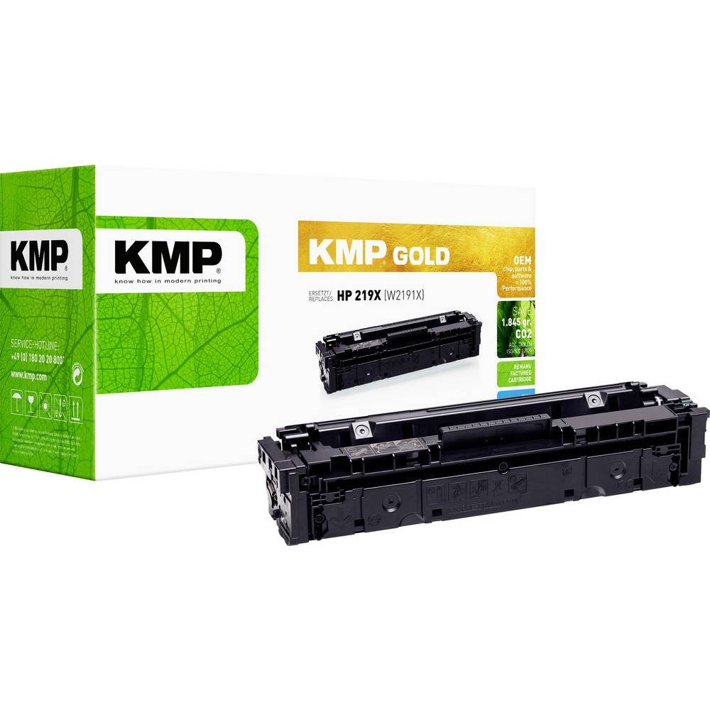 KMP Tonerpatrone Toner ersetzt HP HP 219X / W2191X Kompatibel Cyan 2500 Seiten