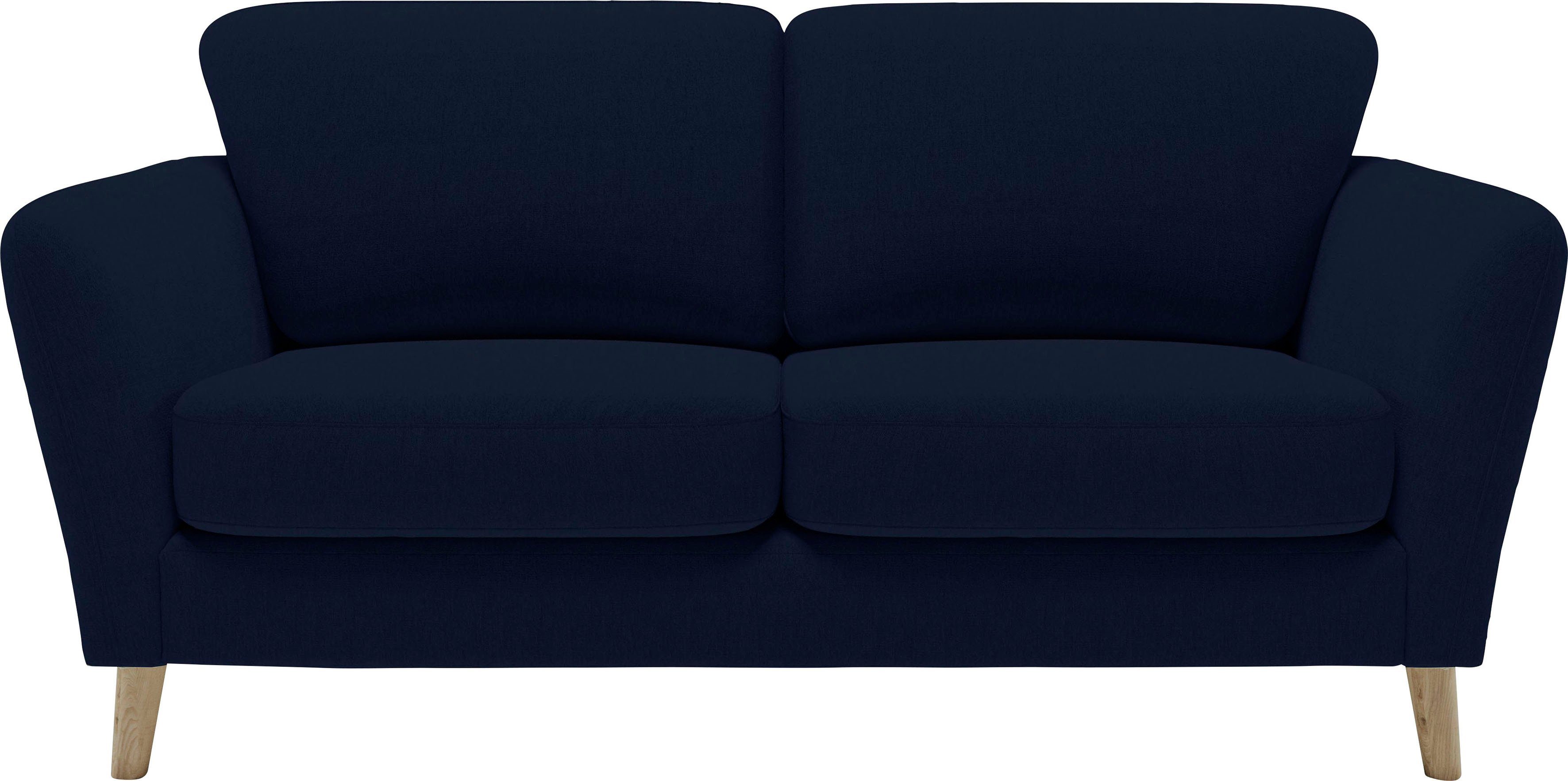 Home affaire 2-Sitzer MARSEILLE Sofa 170 cm, mit Massivholzbeinen aus Eiche, verschiedene Bezüge und Farbvarianten