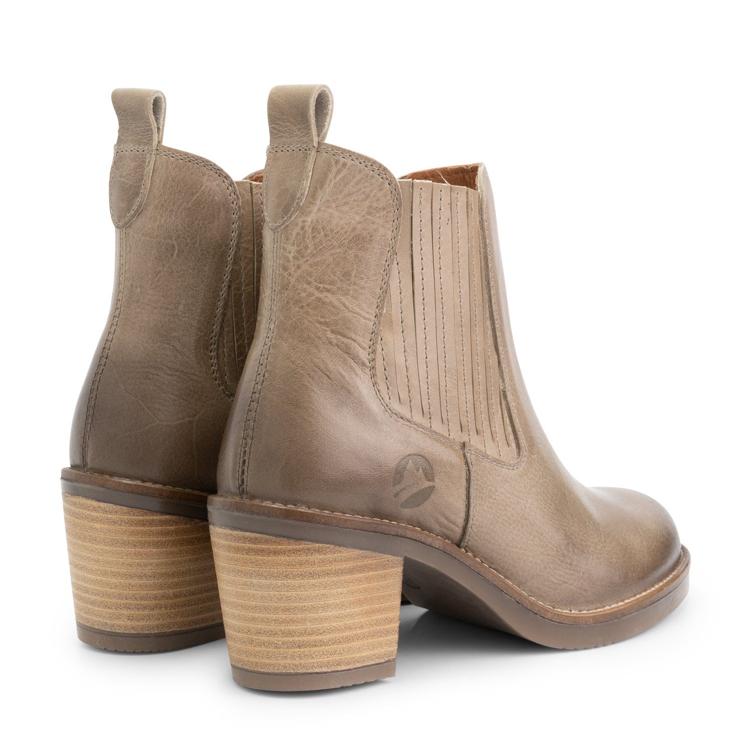 (Pull-on) Travelin' Taupe Chelseaboots Lady Carantec