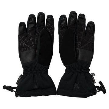 Spyder Skihandschuhe Overweb GTX Gloves mit Reißverschlusstasche auf dem Handrücken