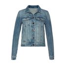 LASCANA Jeansjacke mit zwei Pattentaschen und Riegeln am Saum Denimjacke, kurze Übergangsjacke, Sommerjacke aus Denim