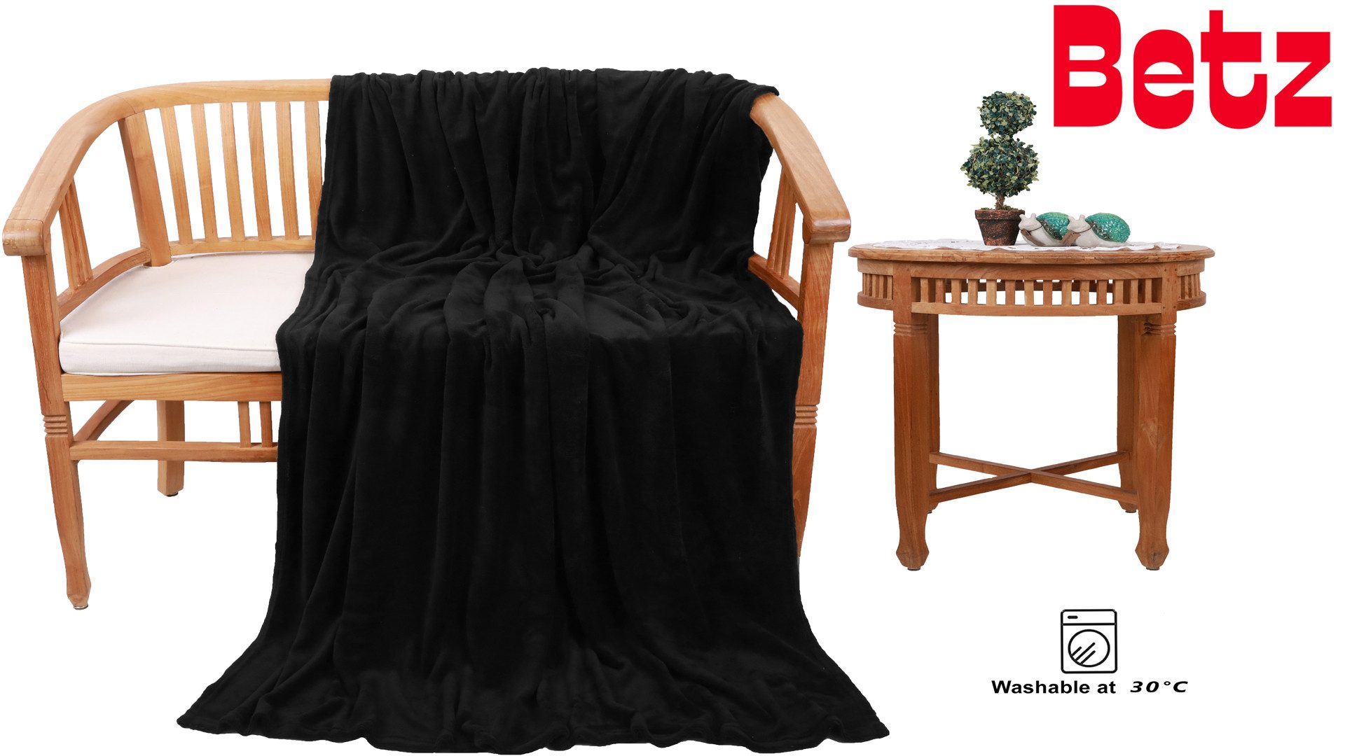 Wohndecke Kuscheldecke Fleecedecke Teddy XXL 150x200 cm, Betz, Sofadecke De günstig online kaufen