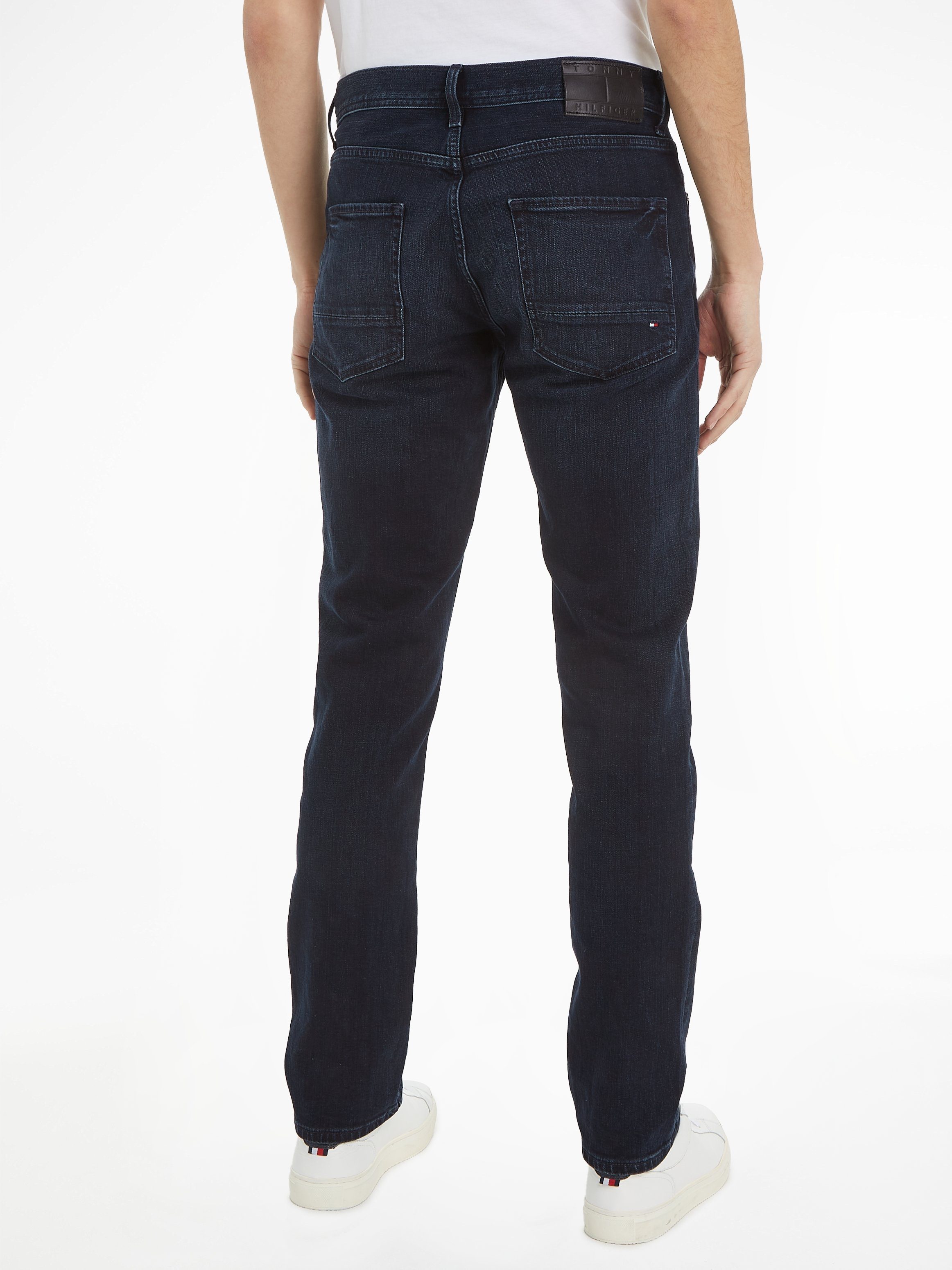 STRAIGHT black Tommy meek STR Straight-Jeans blue DENTON Hilfiger