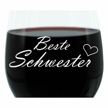 LEONARDO Weinglas Beste Schwester, Glas, lasergraviert