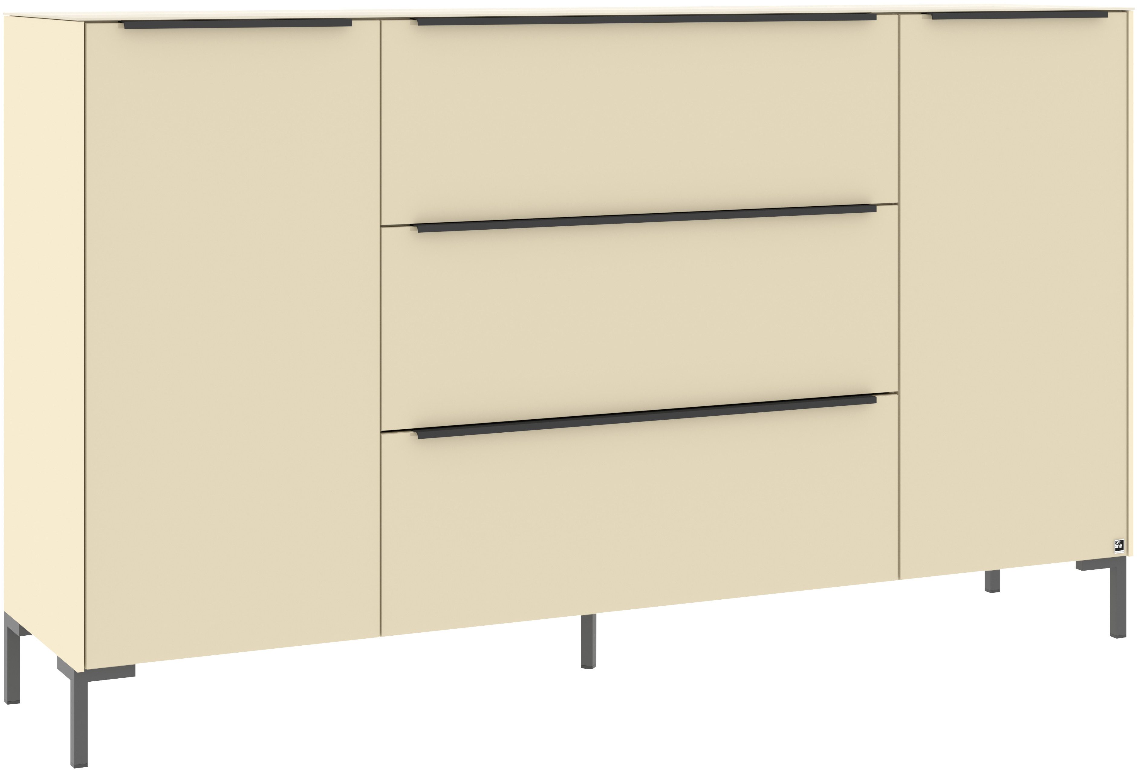 set one by Musterring Sideboard Reno (1 St), Mit Winkelfuß in diversen Farben, 108 cm Höhe & Farbauswahl