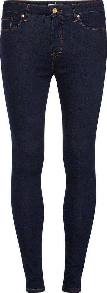 Tommy Hilfiger Skinny-fit-Jeans HERITAGE COMO SKINNY RW mit Tommy Hilfiger  Logo-Badge, Sehr figurbetonte Passform mit etwas niedrigerer Leibhöhe
