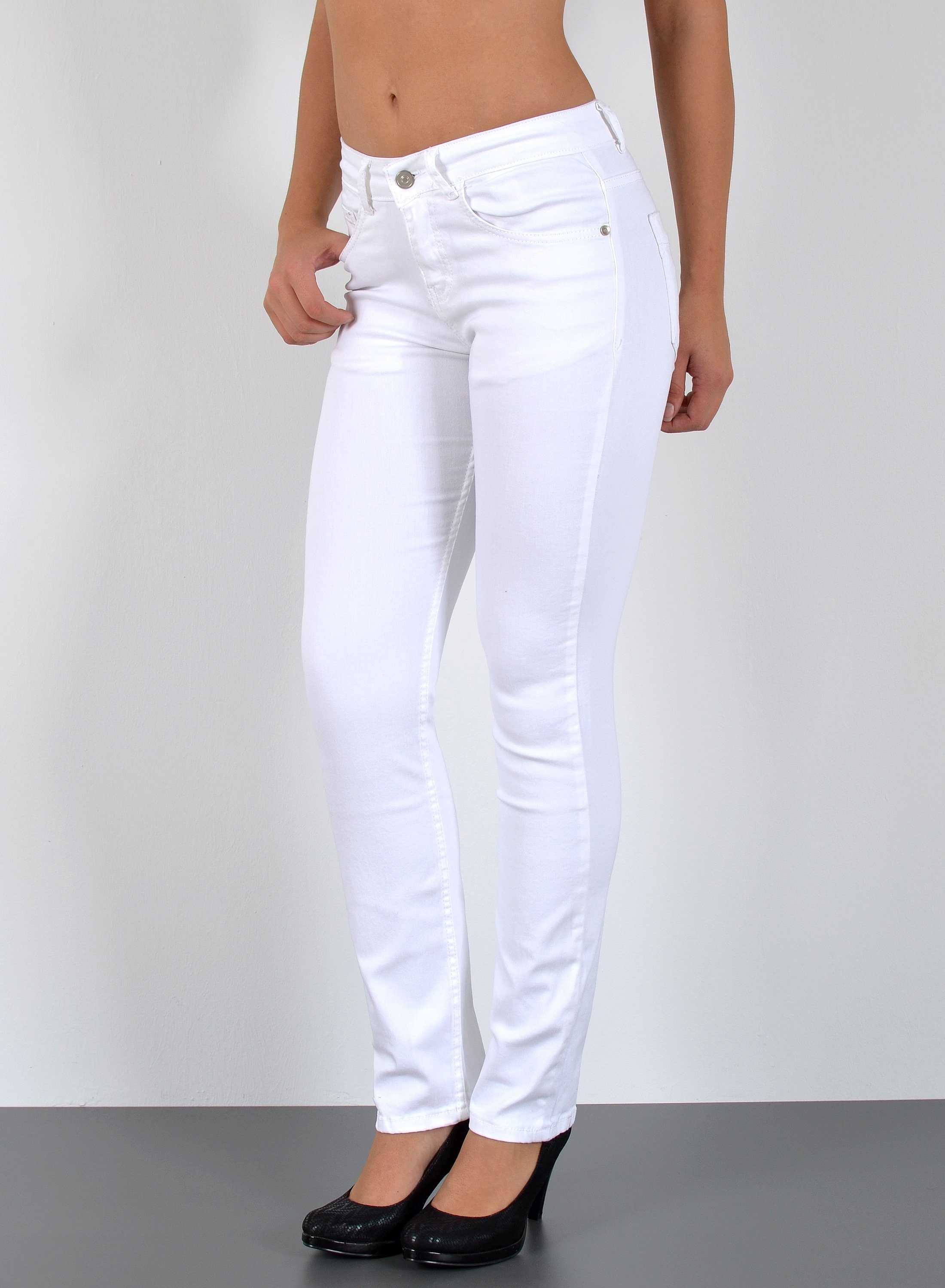 Weiße High Waist Jeans für Damen online kaufen | OTTO