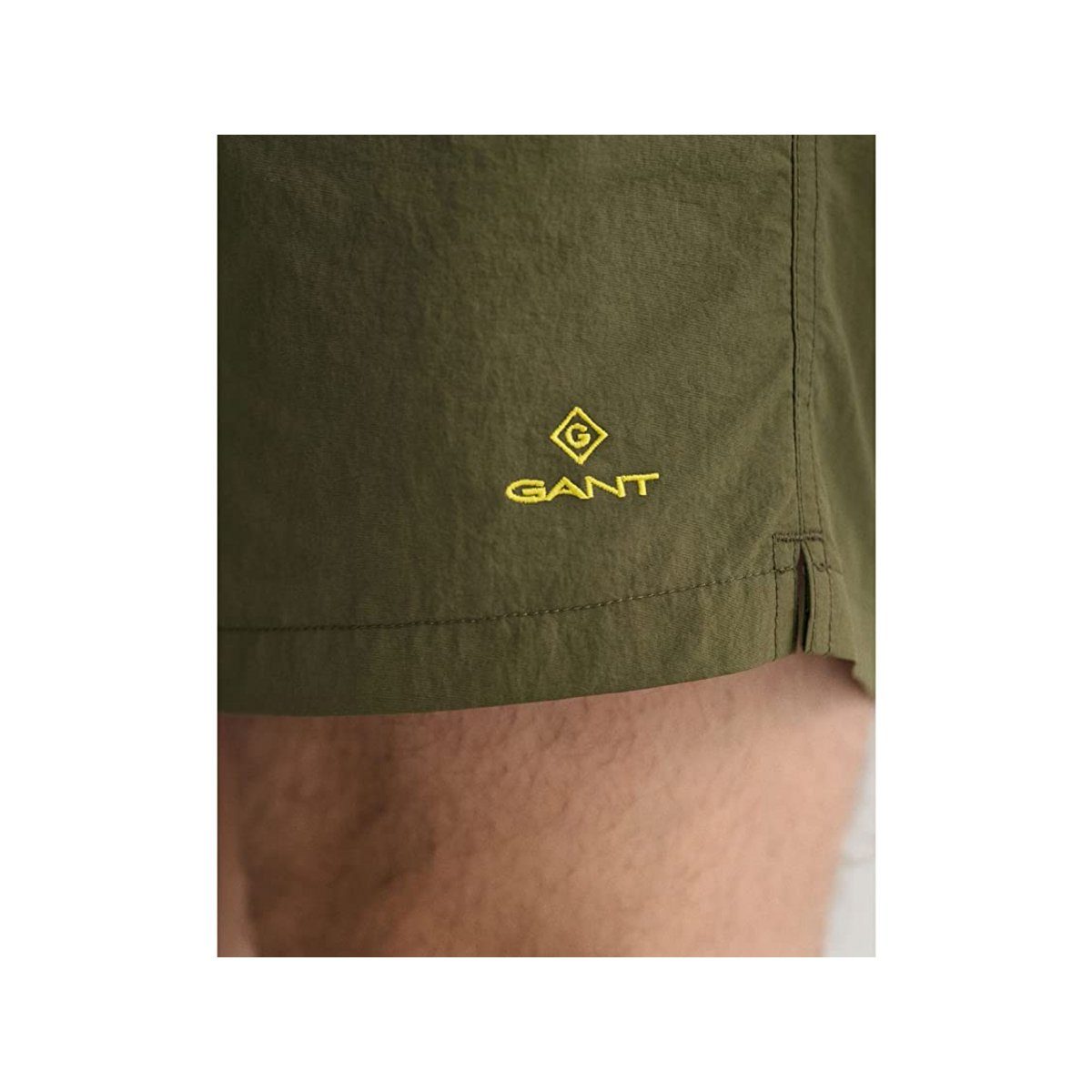Shorts Grün Gant grün (Racing Green) regular (1-tlg)