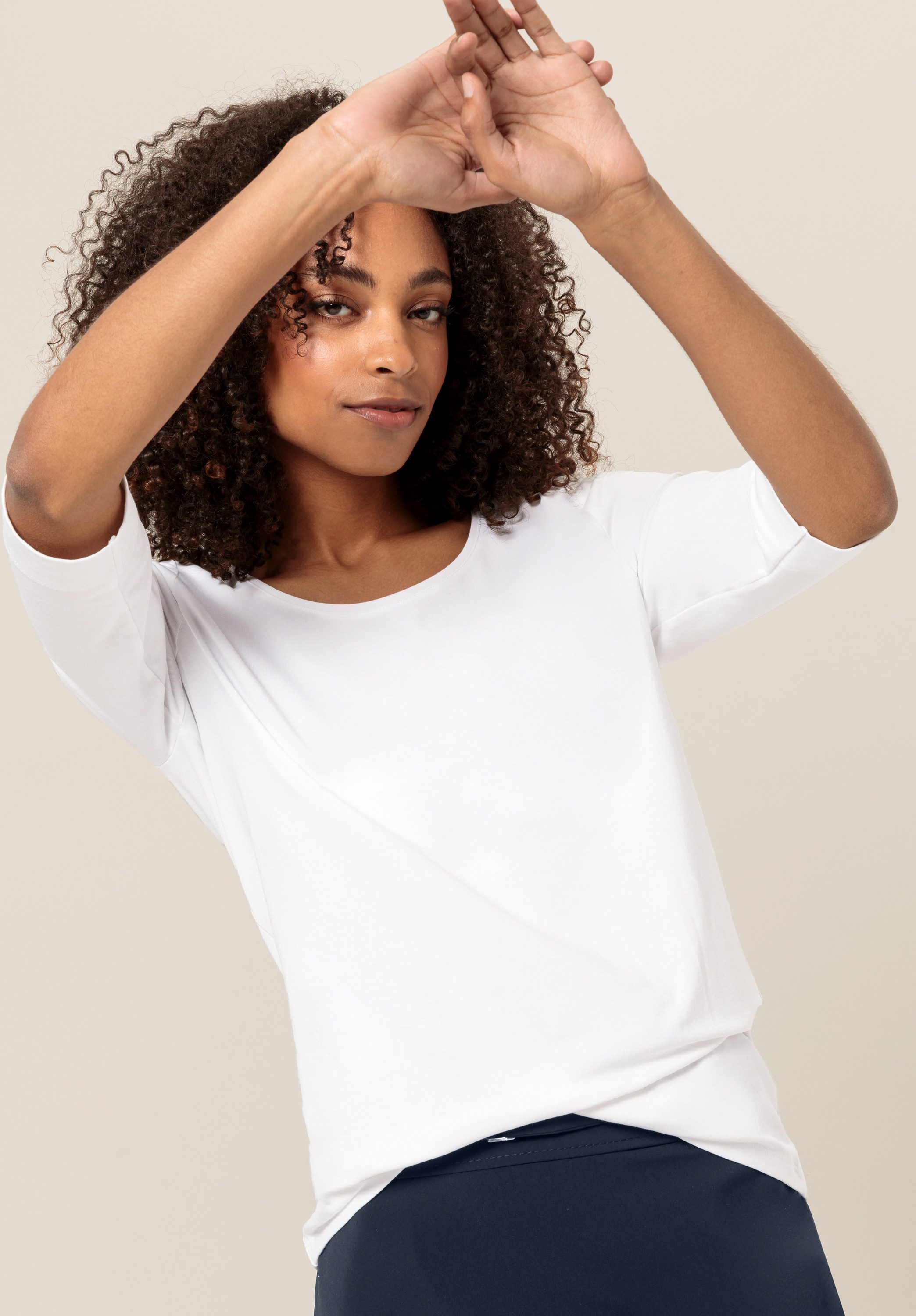 bianca Kurzarmshirt DIELLA im cleanen Look günstig online kaufen