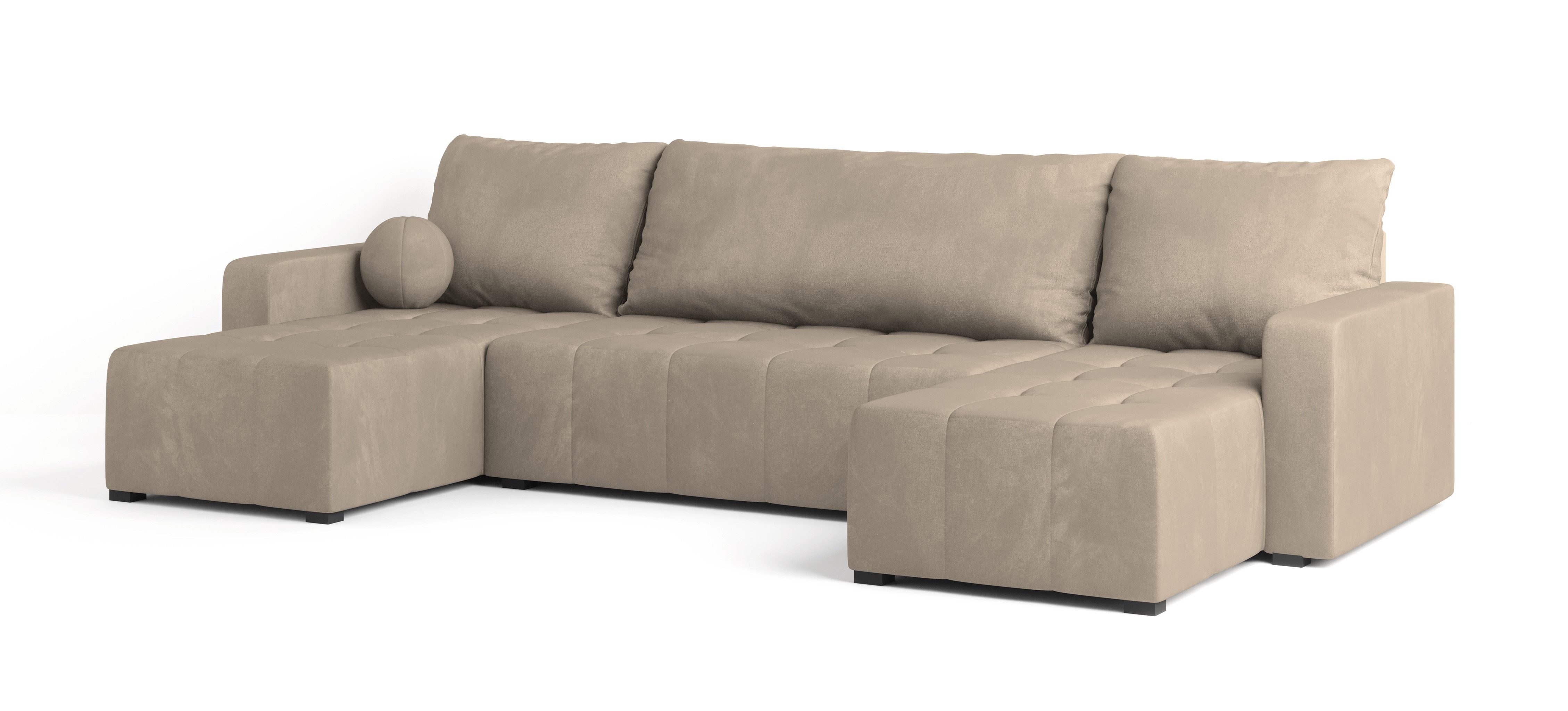 Masseno Ecksofa TOLARI mit Schlaffunktion U-Form, günstig online kaufen