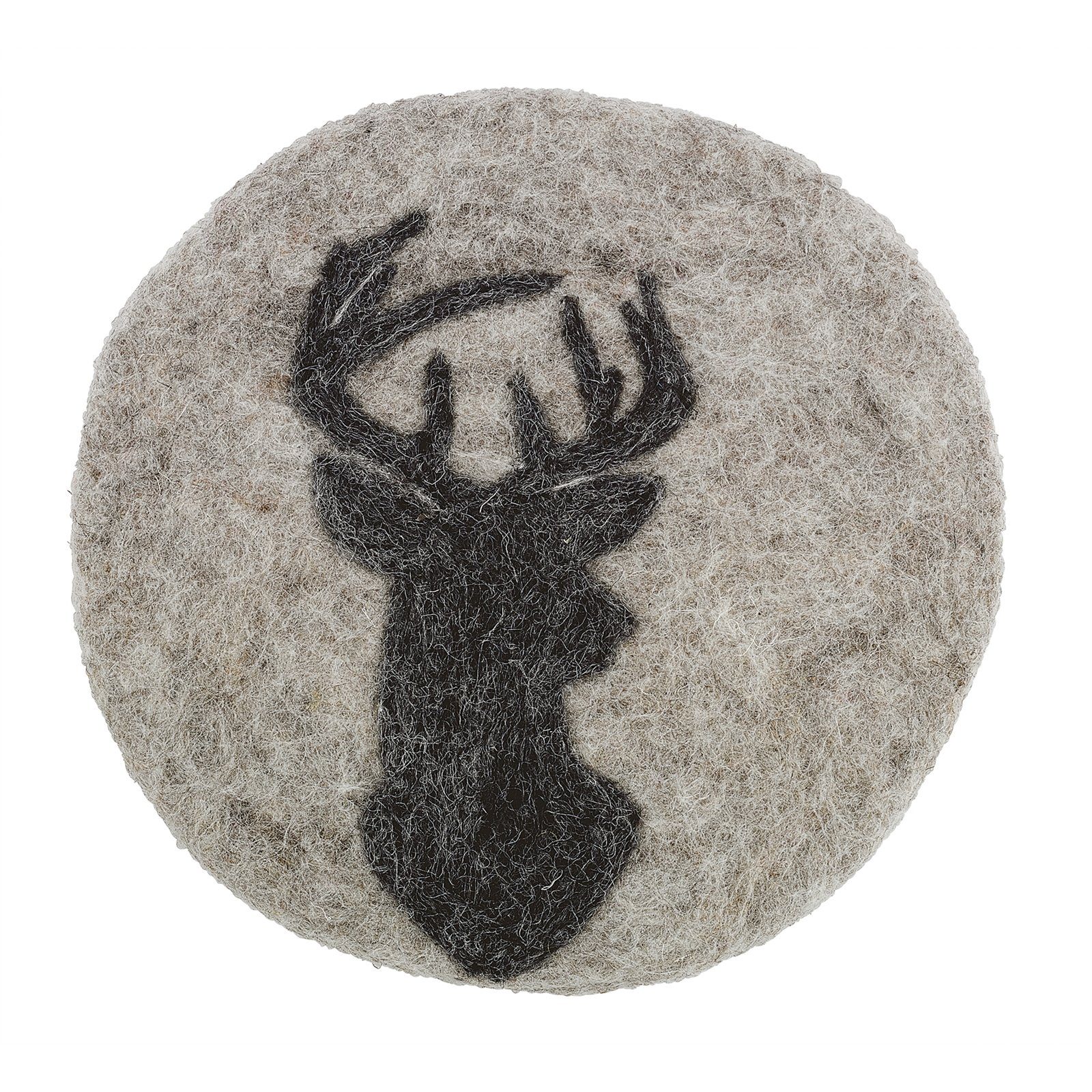 Cilio Подставка Подставки LANA Hirsch, Stück, 1-tlg., Подставка Filz handgefertigt