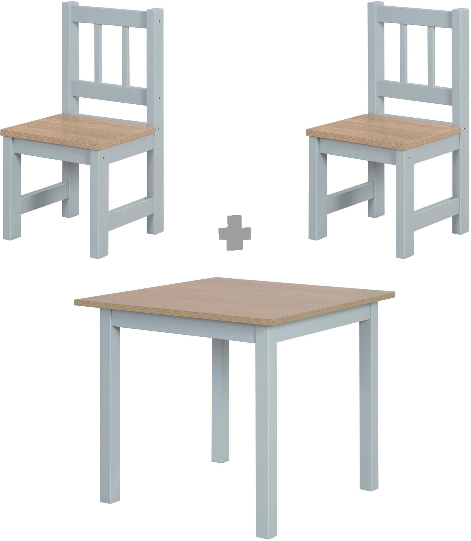 roba® Kindersitzgruppe Woody, 2 Kinderstühle & günstig online kaufen