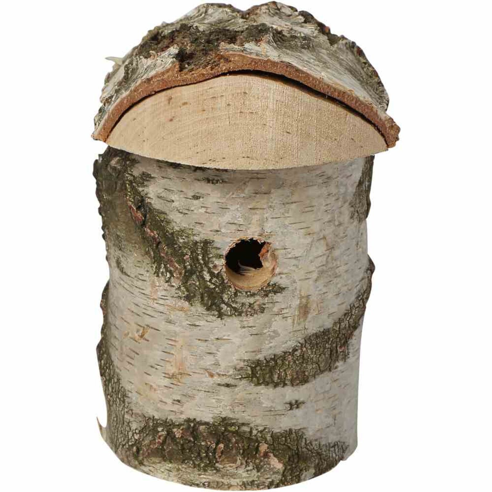 Siena Garden Vogelhaus Nistkasten Birke FSC 28 mm – massiv, wetterfest, leicht zu reinigen