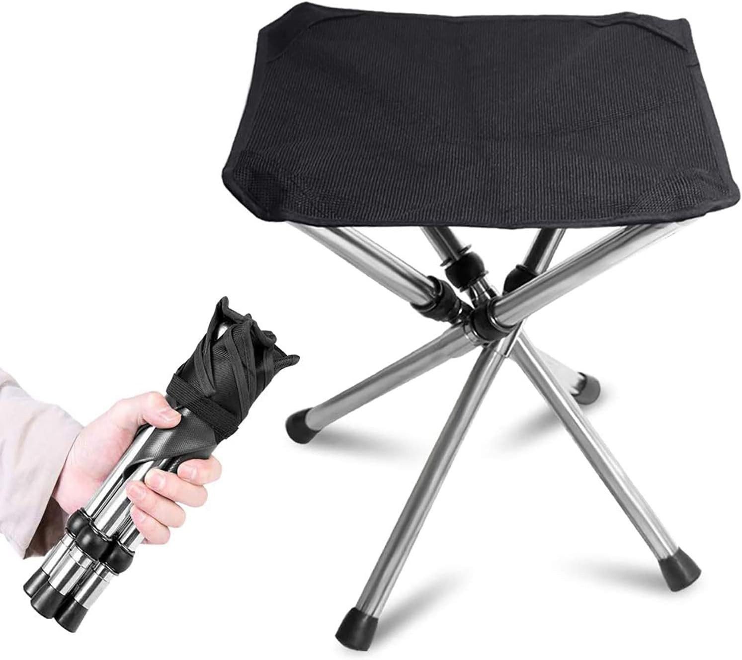 Campinghocker Camping-Stuhl Faltbarer Outdoor Hocker Tragbarer Trekking Klapphocker