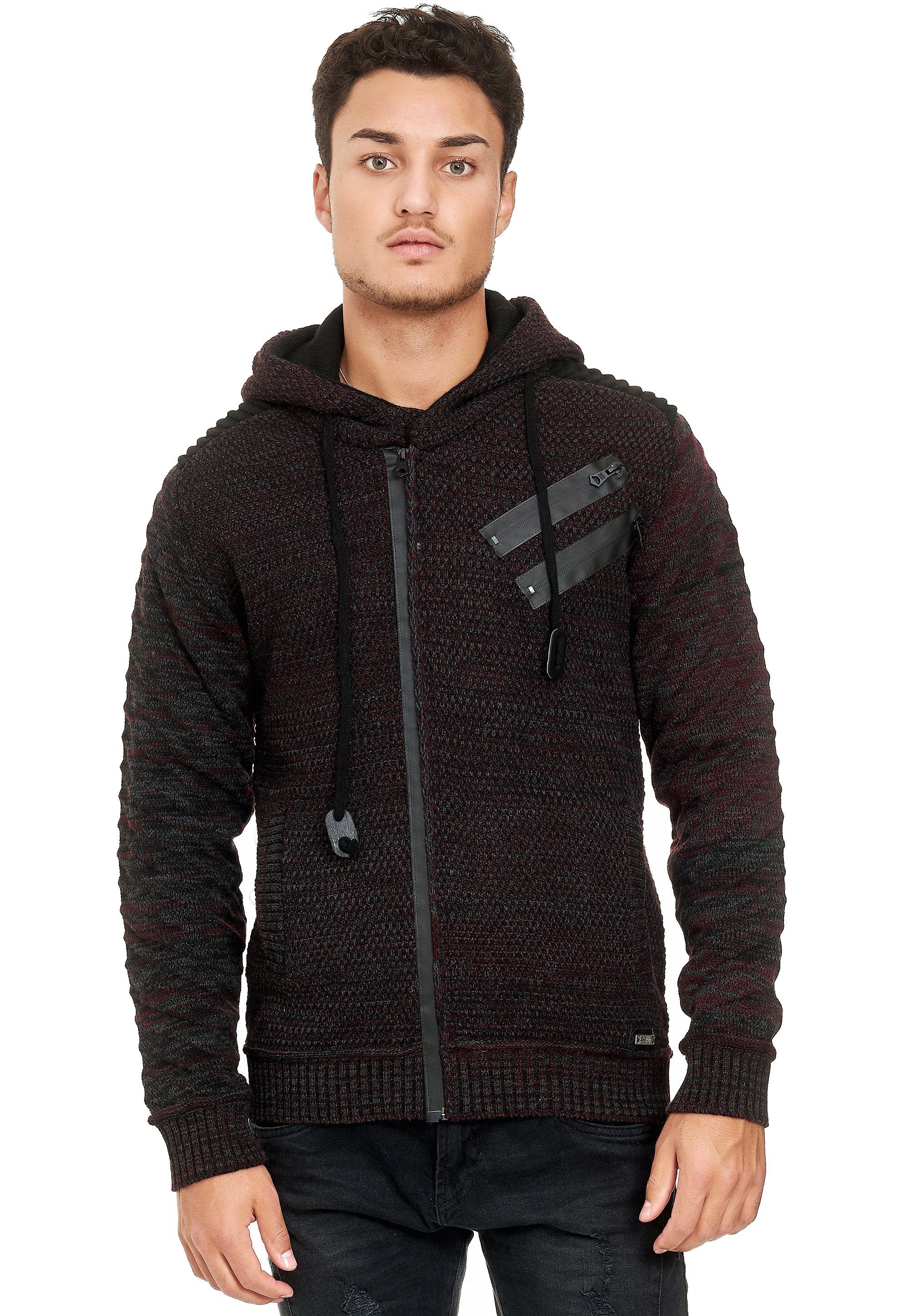 Rusty Neal Strickjacke in cooler Grobstrickoptik günstig online kaufen