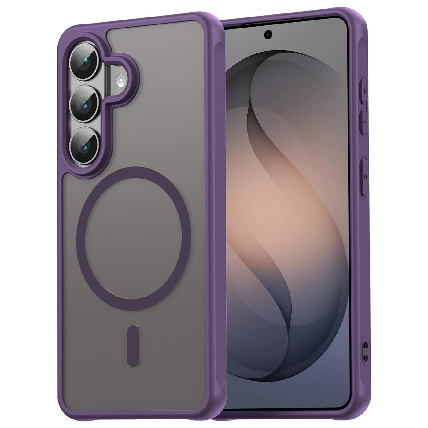 CoolGadget Handyhülle Magnet-Hülle für Samsung Galaxy S26 Schutzhülle magnetisch 6,3 Zoll, Hülle Matt Stoßfest kompatibel mit QI-Laden Zubehör Kameraschutz Case