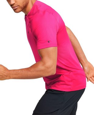 Under Armour® Funktionsshirt UA HG RUSH FITTED SS PRINTED 687 Pink Surge / / Black