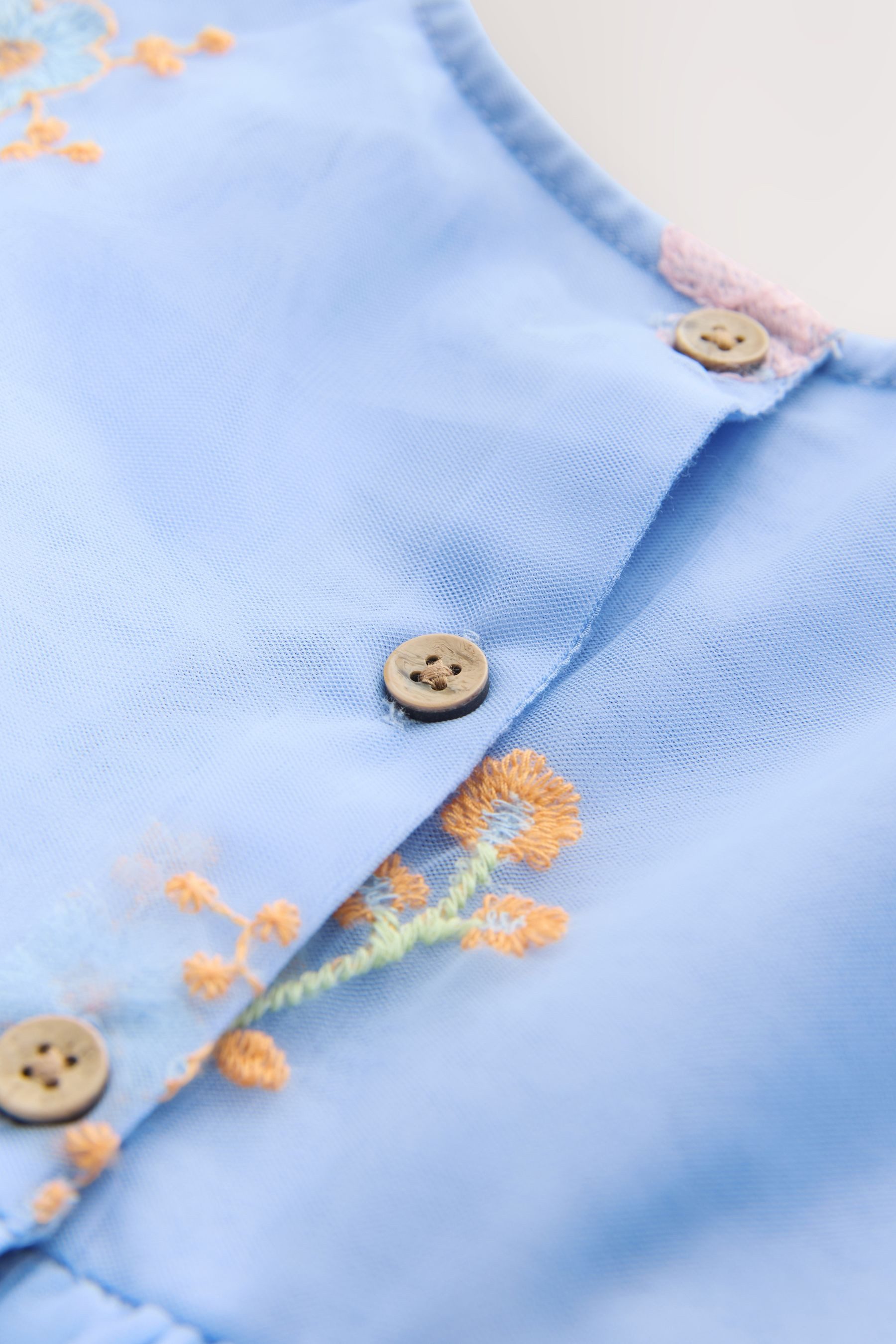 Next Meshkleid Besticktes Kleid aus Netzstoff (1-tlg) – Bild 4 von 5