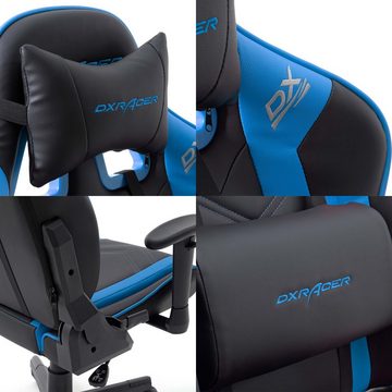 Raburg Chefsessel DX RACER, verschiedene Farben, Gaming-Racingstuhl, Gestell SCHWARZ, ergonomisch, 360° drehbar, mit Gaslift