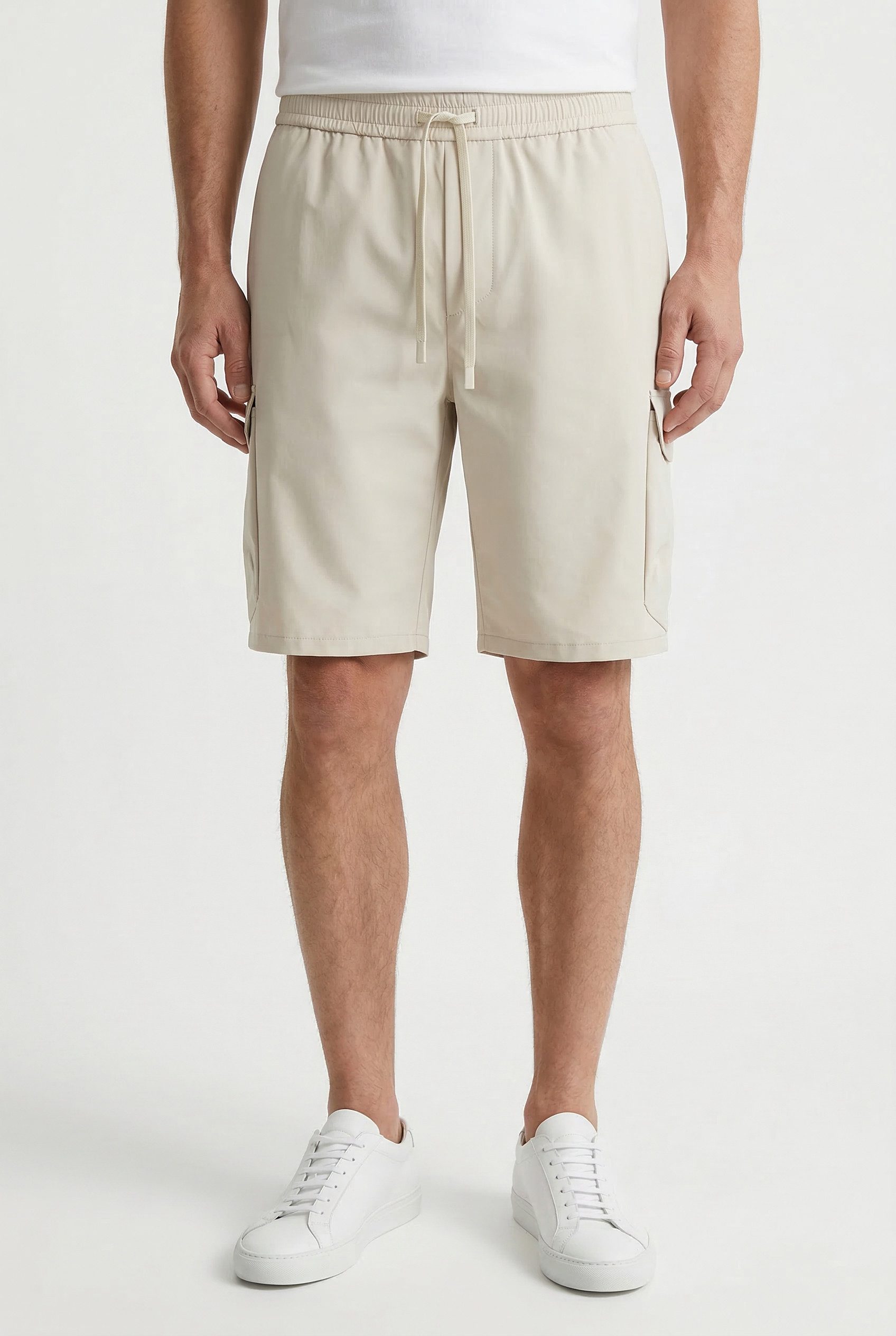 BOSS GREEN Shorts S Urbanex-Cargo mit Cargotaschen Cargohose Stretchhose Businesshose Anzughose
