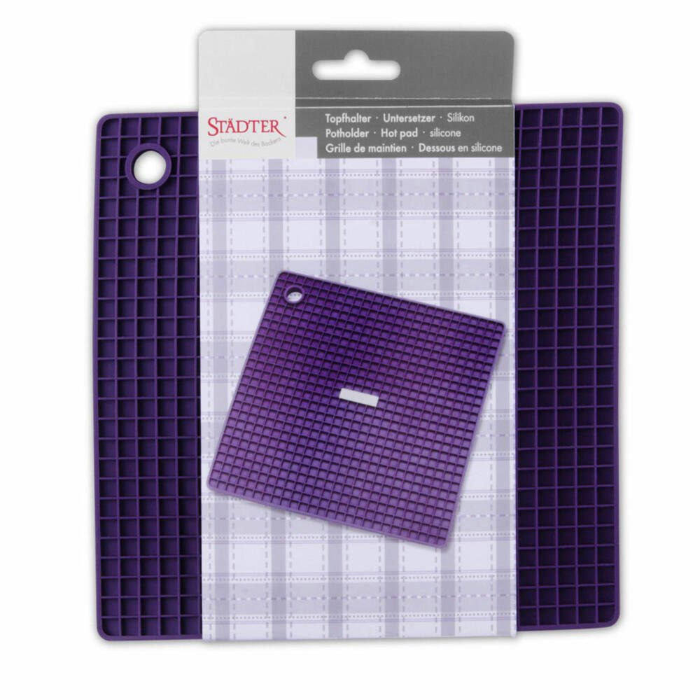 STÄDTER Topflappen Aubergine