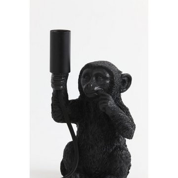 Light & Living Tischleuchte Tischleuchte Monkey - Schwarz - 13x12,5x23,5cm