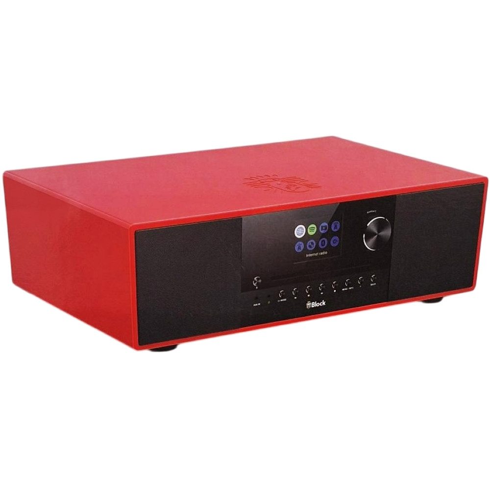 Block SR-200 MKII Hifi-System - Internetradio -rot Internet-Radio