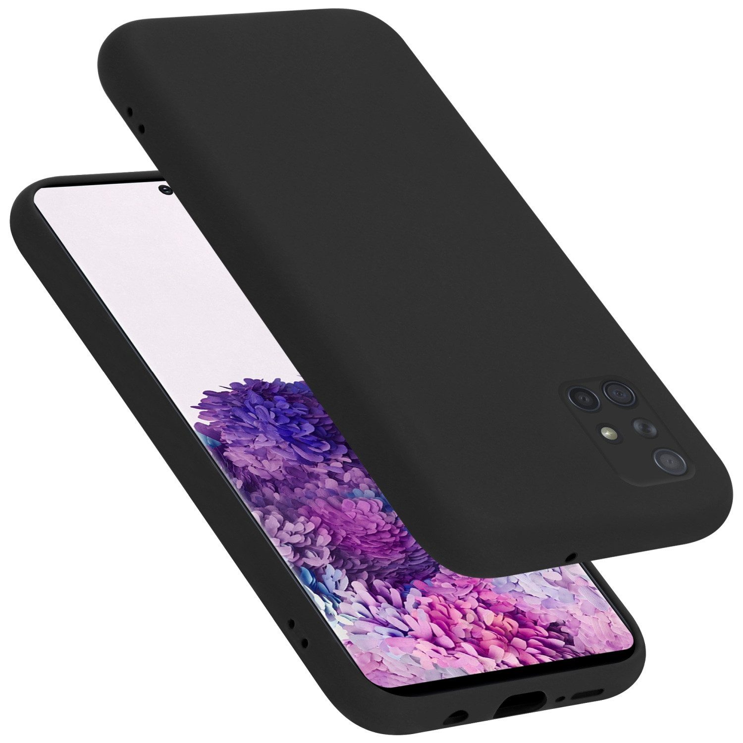 Cadorabo Handyhülle für Samsung Galaxy A71 4G Hülle Samsung Galaxy A71 4G, Flexible Hülle TPU Silikon Schutzhülle Back Cover Case