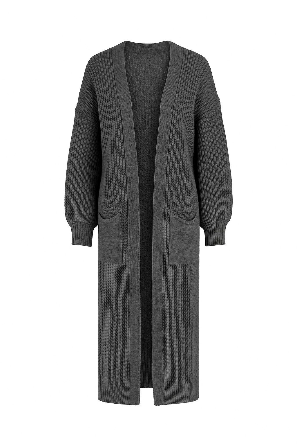 Mississhop Longstrickjacke Cardigan Longstrickjacke extra lange Strickjacke günstig online kaufen