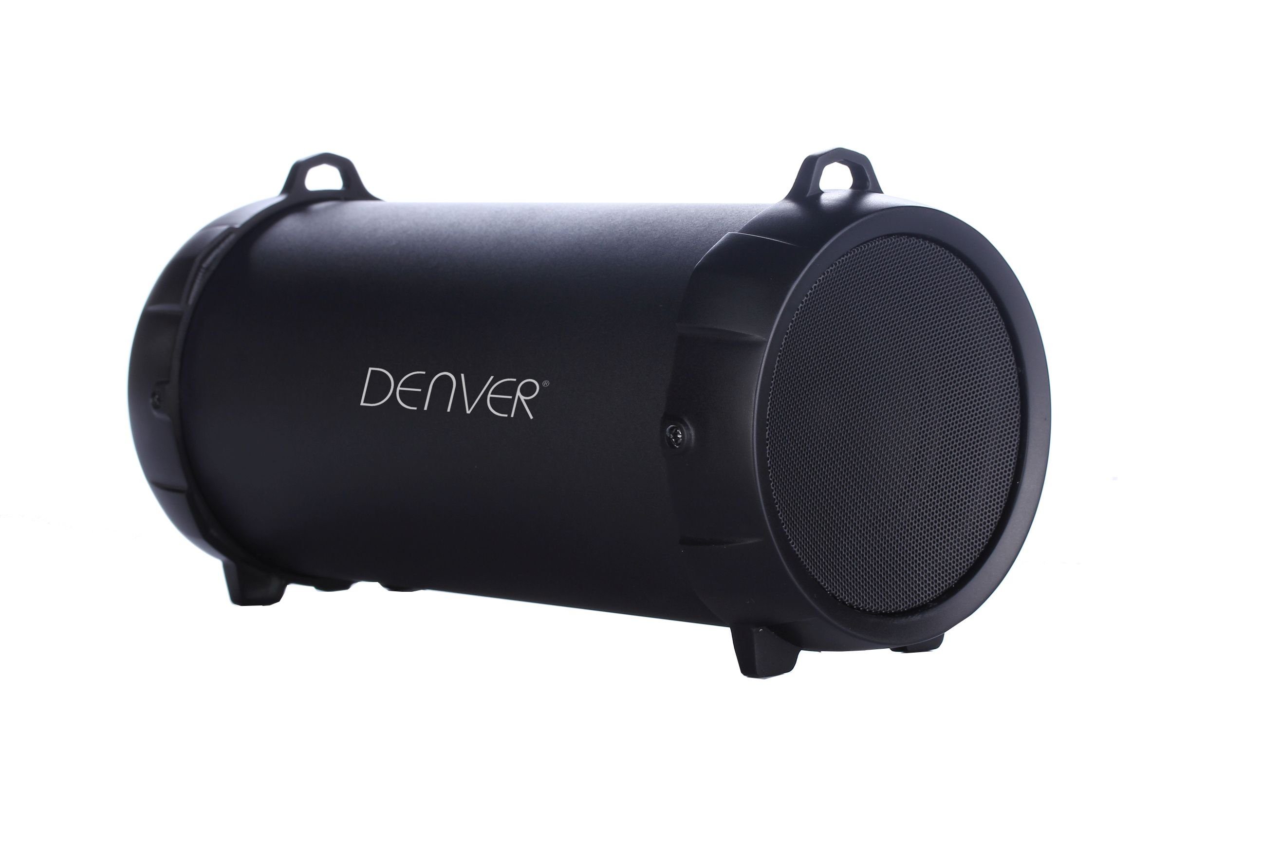 Denver mit kabellose Soundbox Bluetooth Sound aufladbaren Lautsprecher Bluetooth Box BTS-53 Akku) Bassbox Soundbox schwarz Portable-Lautsprecher (10 W,