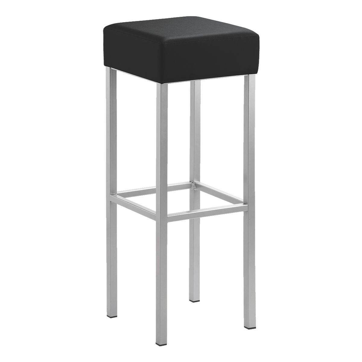 Mayer Sitzmöbel Barhocker myCUBUS, Sitzhöhe 91 cm, mit Fußstütze, Kunstleder-Bezug