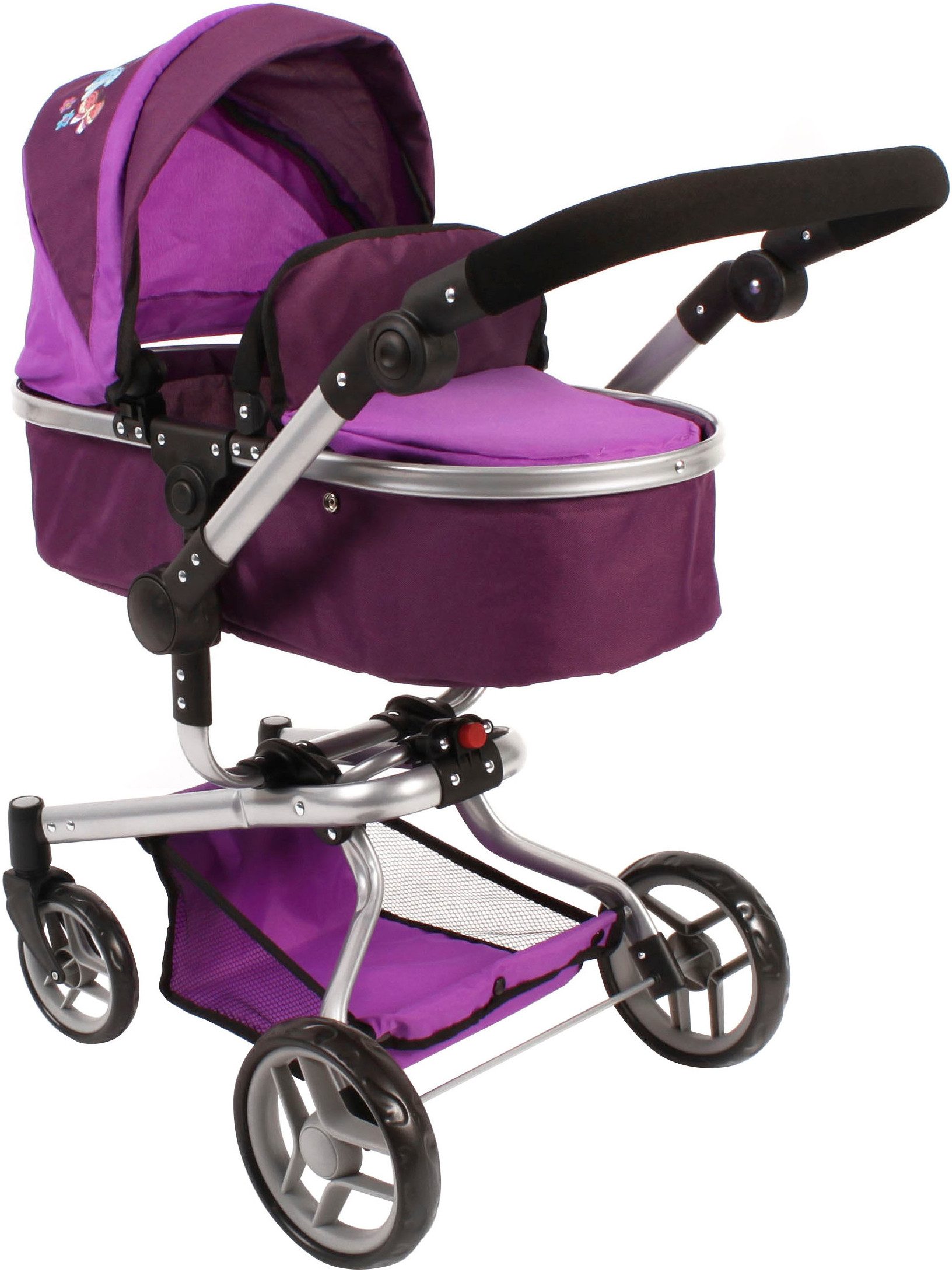 CHIC2000 Kombi-Puppenwagen Yolo, lila, mit schwenkbaren Vorderrädern günstig online kaufen
