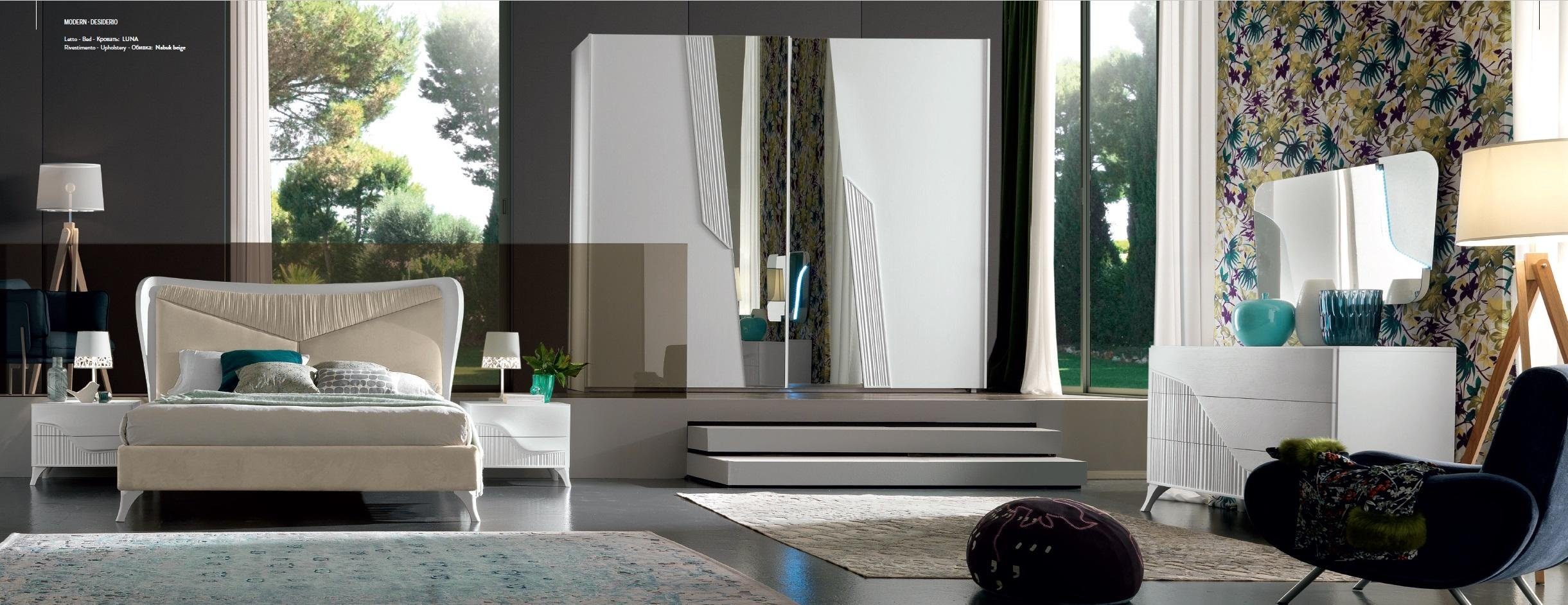 JVmoebel Spiegel Spiegel Moderner Wandspiegel Möbel Italien Design Beleuchtet Luxus