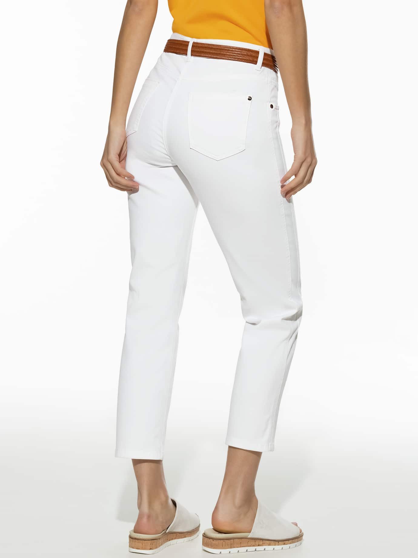 Walbusch 7/8-Hose Damen 7/8-Baumwollhose Figurwunder Slim Fit Dehnbundhose mit Bauchweg-Funktion, Comfort-Bund 6 cm – Bild 3 von 5