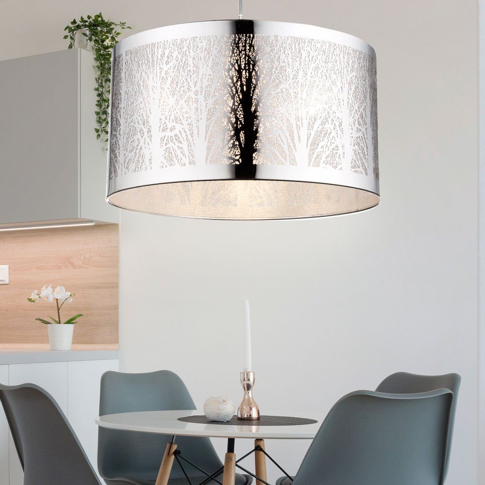 Design Pendel nicht Muster Hänge Chrom Baum inklusive, Lampe Deckenleuchte, Decken Leuchte etc-shop Leuchtmittel Beleuchtung