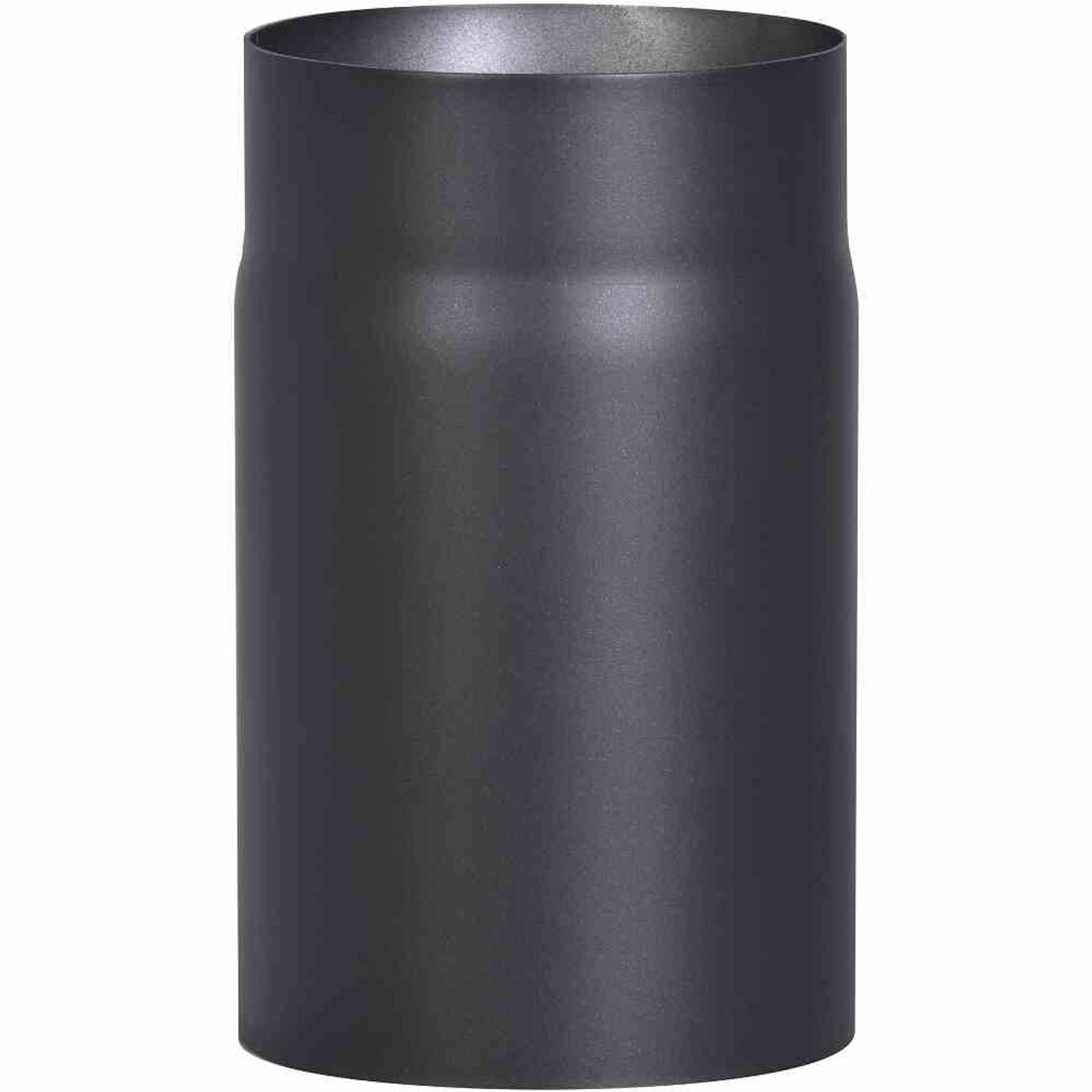 Firefix Ofenrohr Ofenrohr 150 mm, Ø 150 mm,sw Wandstärke 2 mm, schwarz