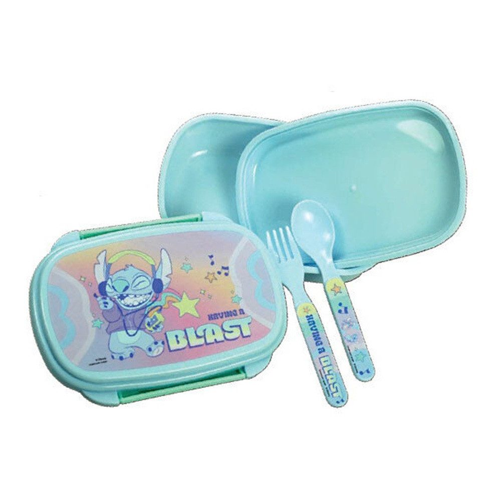 Lilo & Stitch Lunchbox Disney Lilo und Stitch Blast Brotdose + Besteckset, (1-tlg)