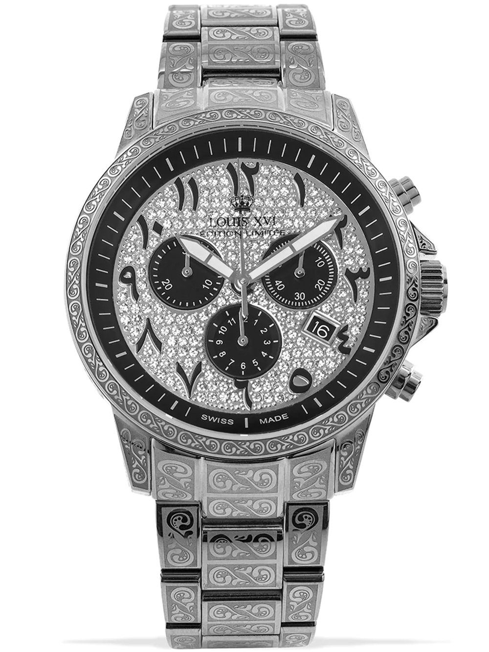 LOUIS XVI Quarzuhr Louis XVI LXVI1097 Palais Royale Arabic Chronograph Herr günstig online kaufen