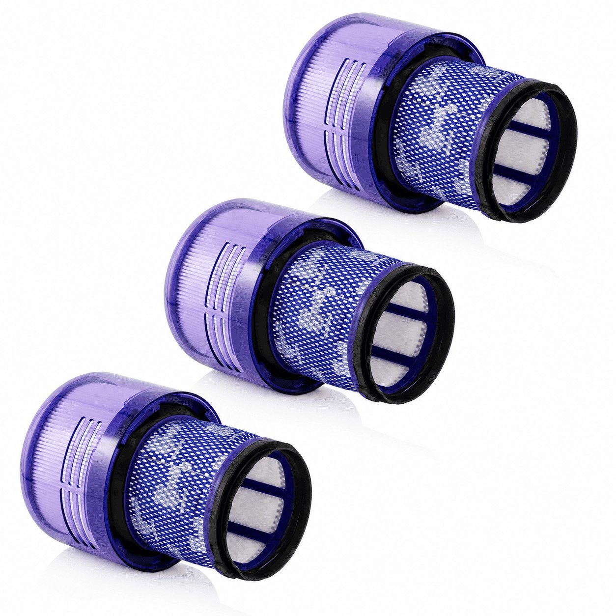 MidGard Saugfilter Filter Ersatzfilter für Staubsauger Dyson V12 Detect Slim Absolute (3 St), ersetzt Originalteil Nr. 971517-01