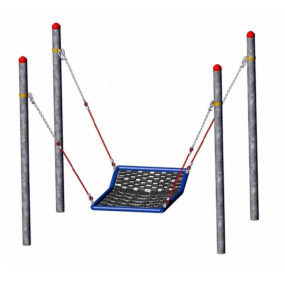 Huck Seiltechnik Nestschaukel Schaukelbett Easy Swing, Für öffentliche Spielplätze