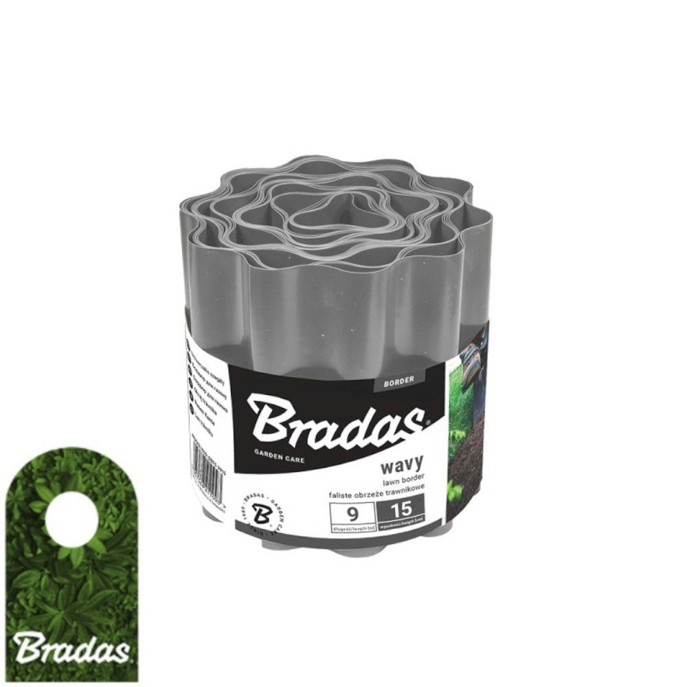 Bradas Rasenkante Rasenkante 9m x 25cm