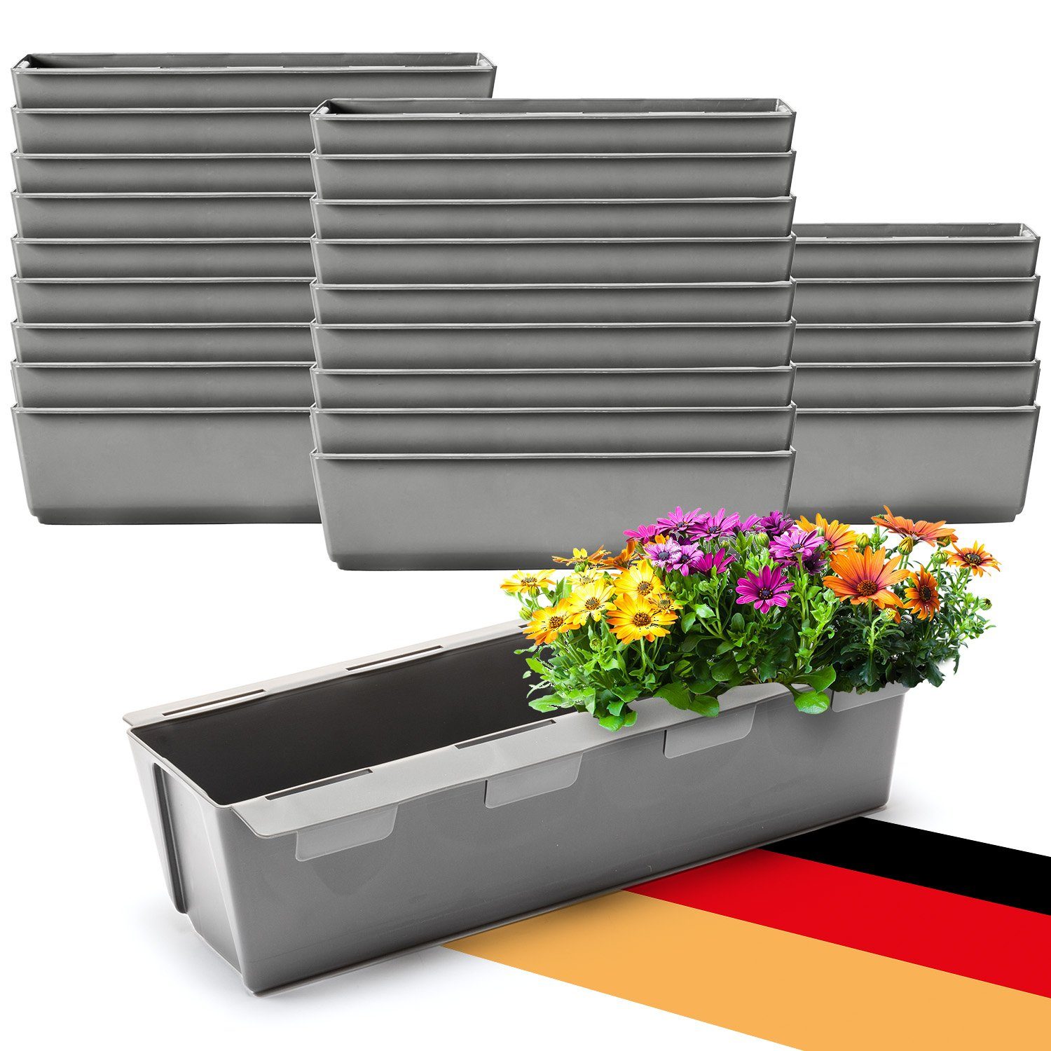 BigDean Blumenkasten Paletten-Einsatz zum Einhängen 37cm günstig online kaufen