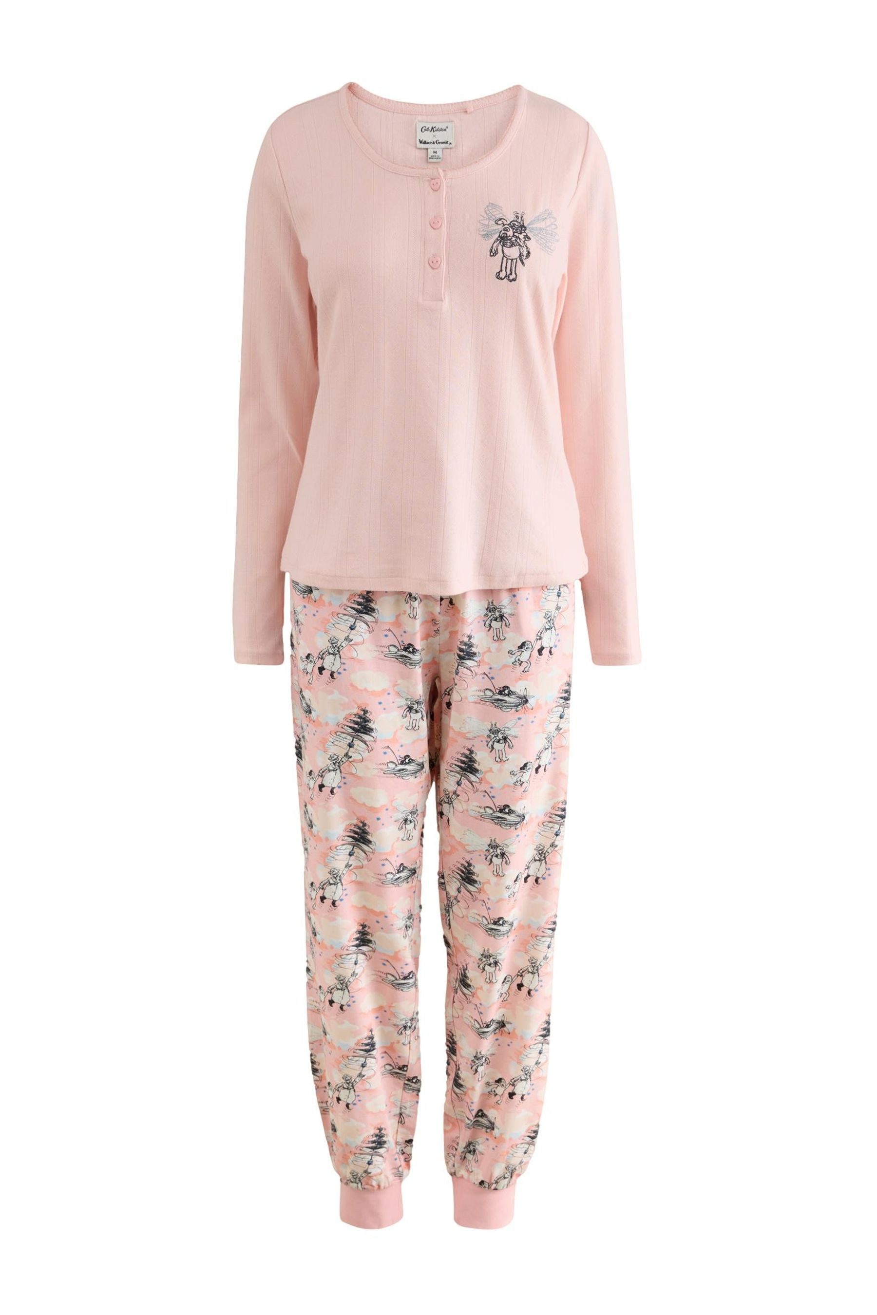 Cath Kidston Pyjama Cath Kidston Langarm-Schlafanzug, Wallace & Gromit (2 tlg)
