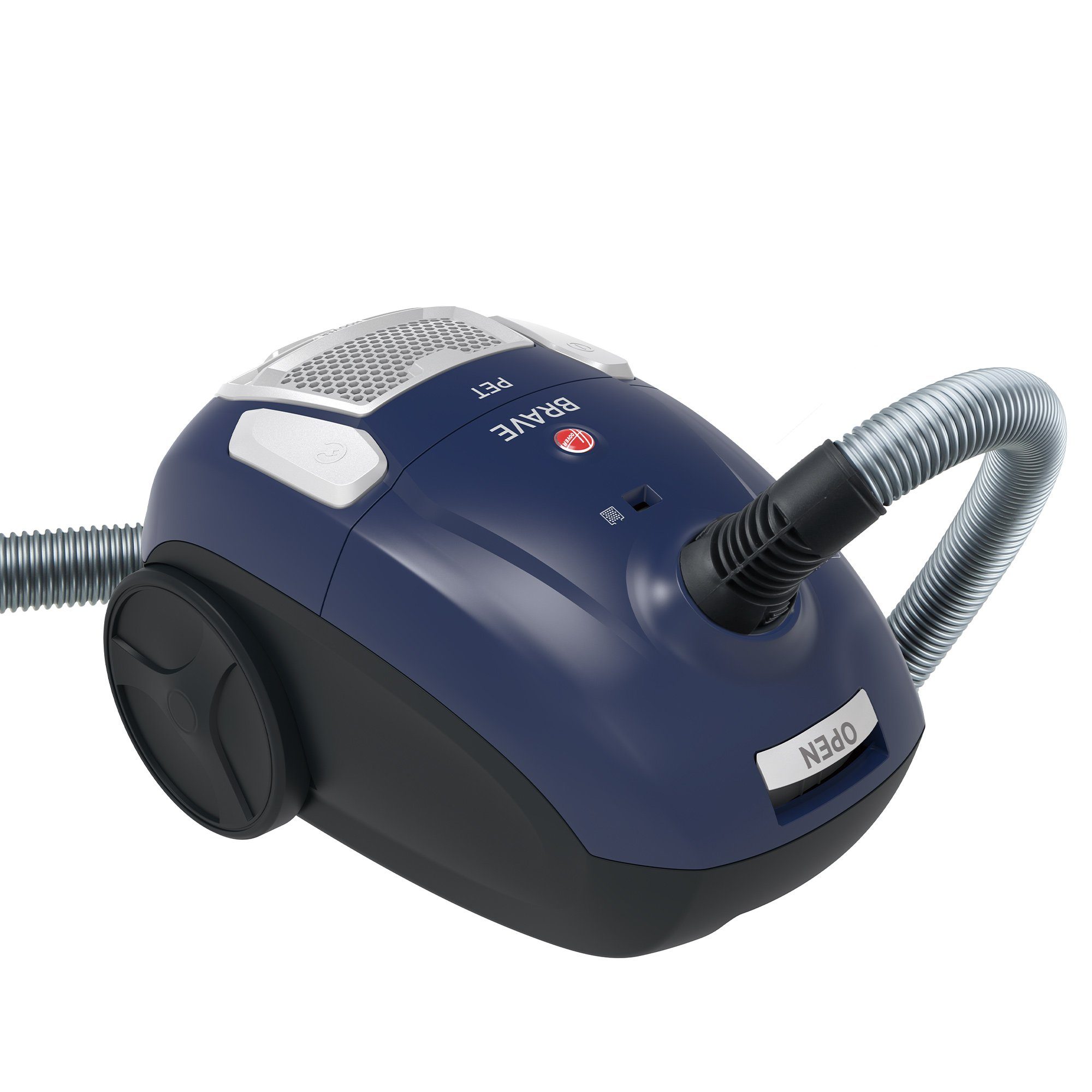 Hoover Bodenstaubsauger BV61PET 011, 700,00 W, mit Beutel, Mini-Turbo-Tierhaarentferner, 360° drehbarer Schlauchanschluss
