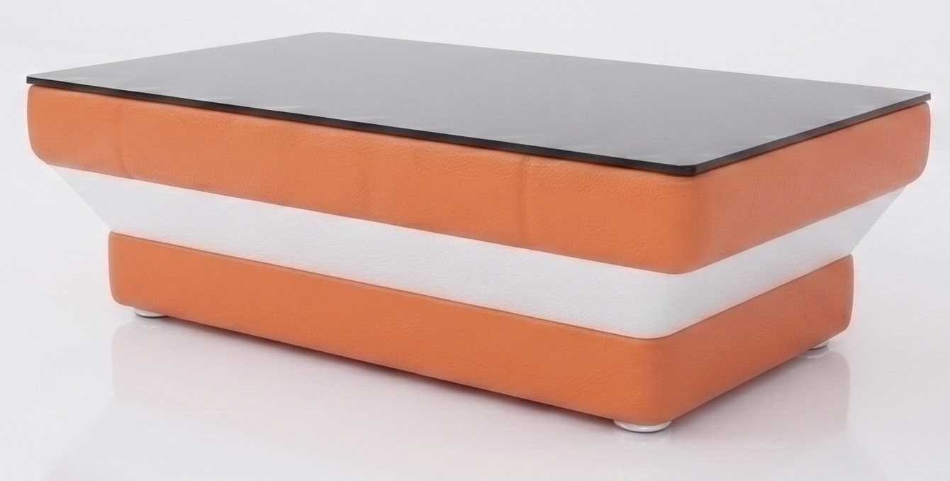 JVmoebel Wohnlandschaft Modernes U-Form Ecksofa in Orange mit Couchtisch und Design Garnitur, 2 Teile, Special features