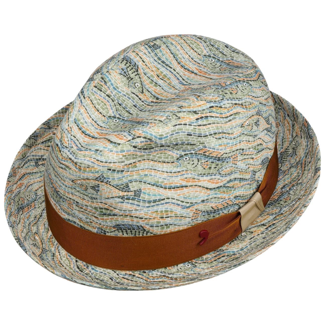 Alfonso D´Este Sonnenhut (1-St) Baumwollhut mit Futter, Made in Italy