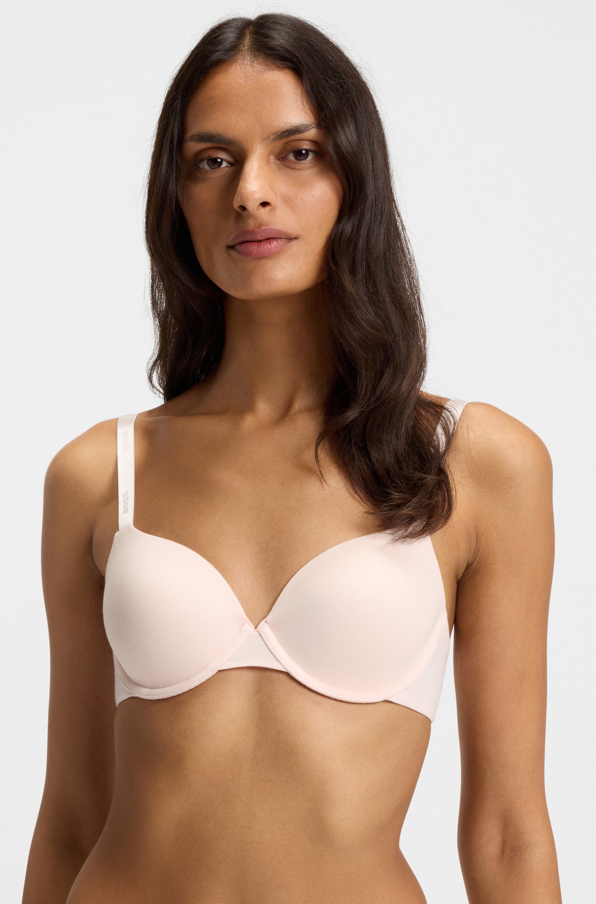 BOSS Bügel-BH UNDERWIRE BRA CI mit BOSS Schriftzug auf den Trägern – Bild 4 von 5