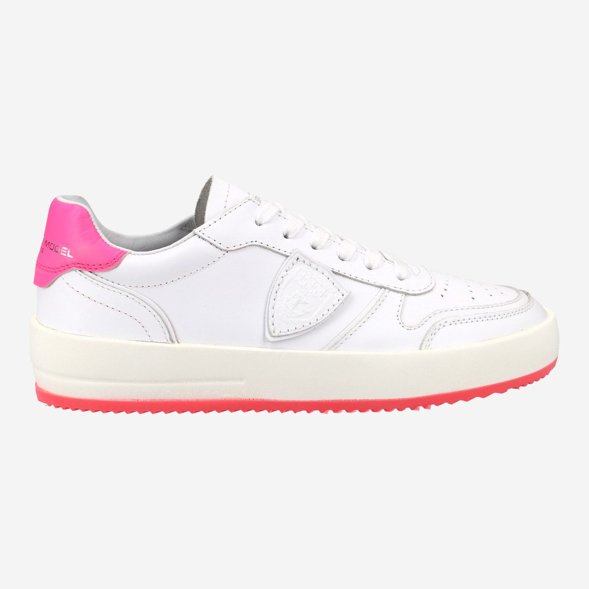Philippe Model NICE LOW, Sneaker in Weiß,kombiniert für Damen Sneaker